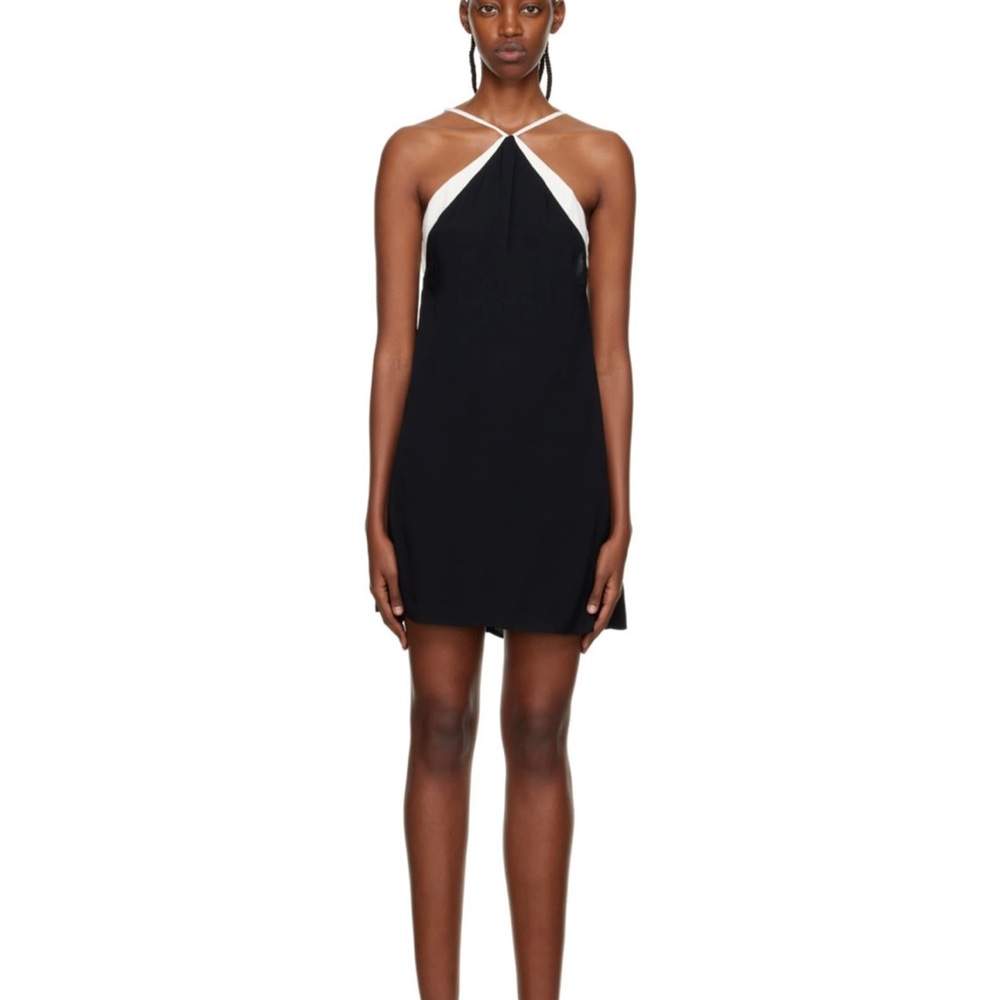 REFORMATION BLACK POLKA MINI DRESS NWT SIZE 0 NEVER OPENED